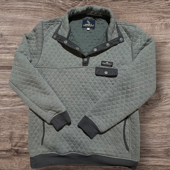 Simply Southern Gray Quilted Sweatshirt - Picture 4 of 4